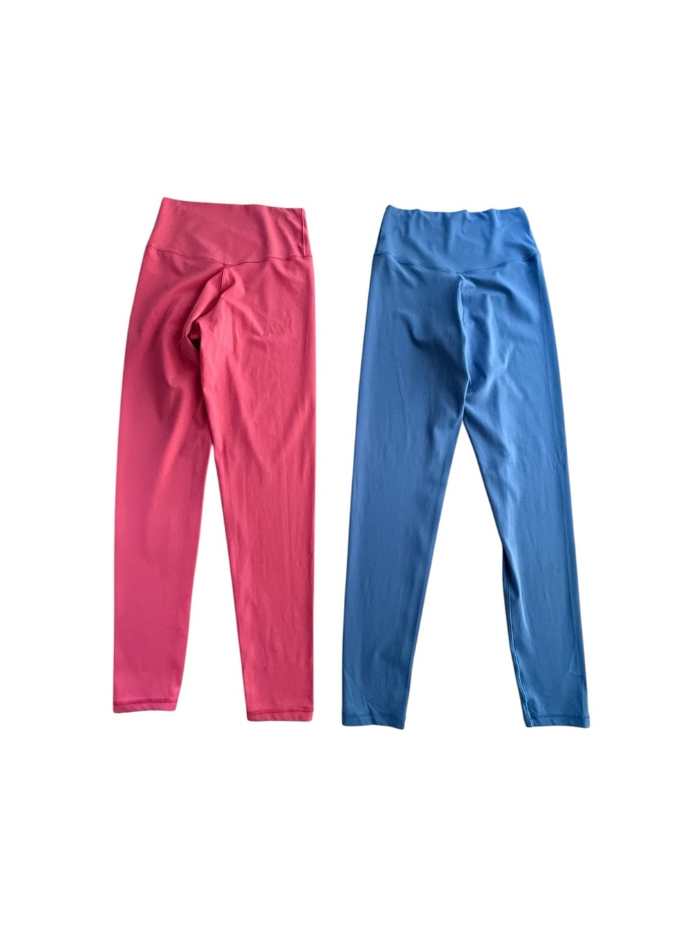 OFFLINE Aerie Real Me High Waisted Crossover Leggings BLUE & PINK - MEDIUM LONG - Picture 5 of 9